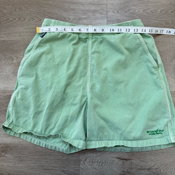 Crazy Shirts Hawaii Key Lime Dyed Shorts Mens Size Small Green Drawstring Cotton - Picture 6 of 9